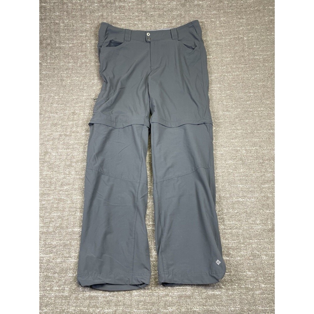 Columbia Women's Saturday Trail Convertible Pants 16 Omni Shield Gray Outdoor